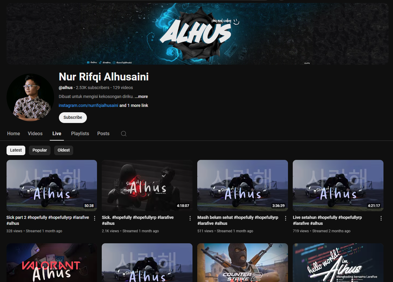 Official Youtube Alhus